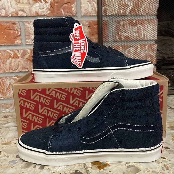 Vans Sk8 hi Hairy suede Sky Captain - Picture 2 of 9